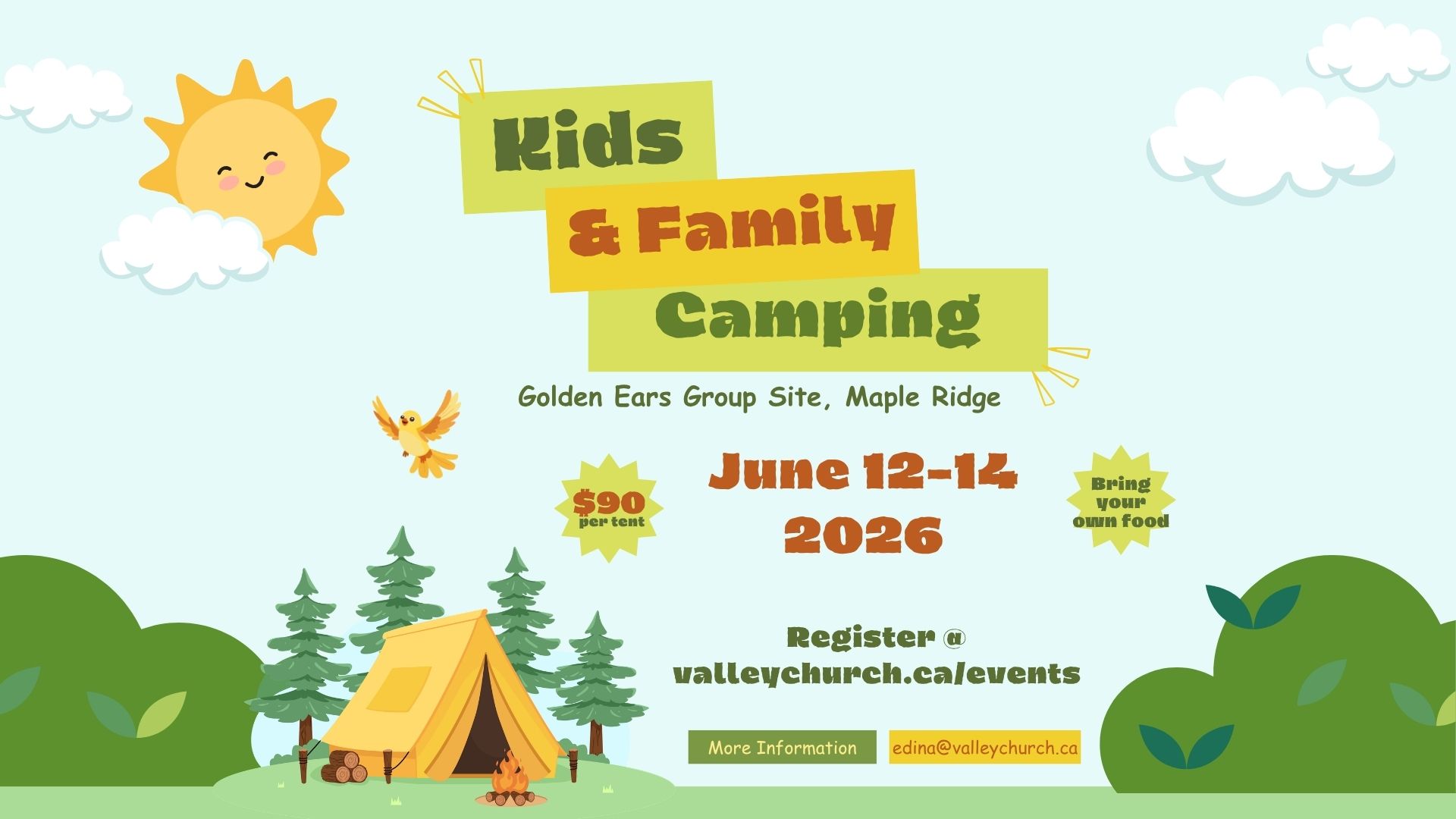 Kid's & Family Camping 2026